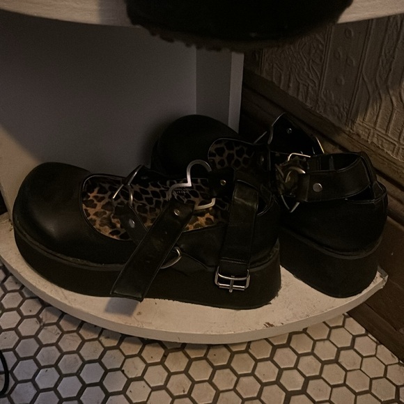 Demonia Sprite 02 platform Mary Janes - Picture 2 of 2
